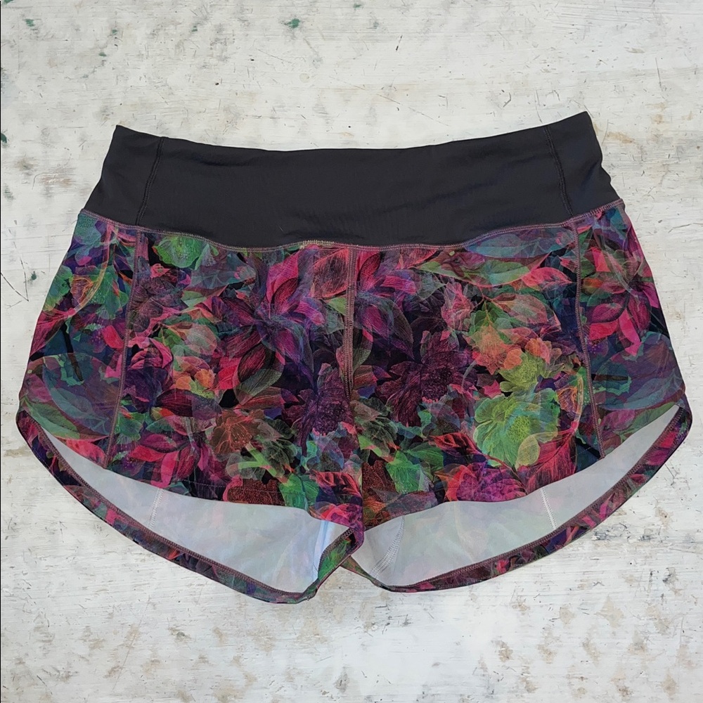 lululemon athletica Multicolor Floral Women's Shorts